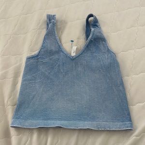 Light blue tank top